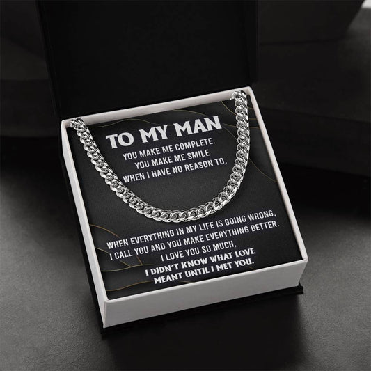 You Make Me Complete- Gift For You Special Man