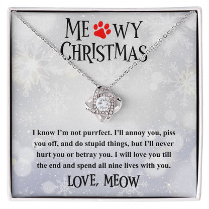 Meowy Christmas-  Gift For Cat Lover's Mom