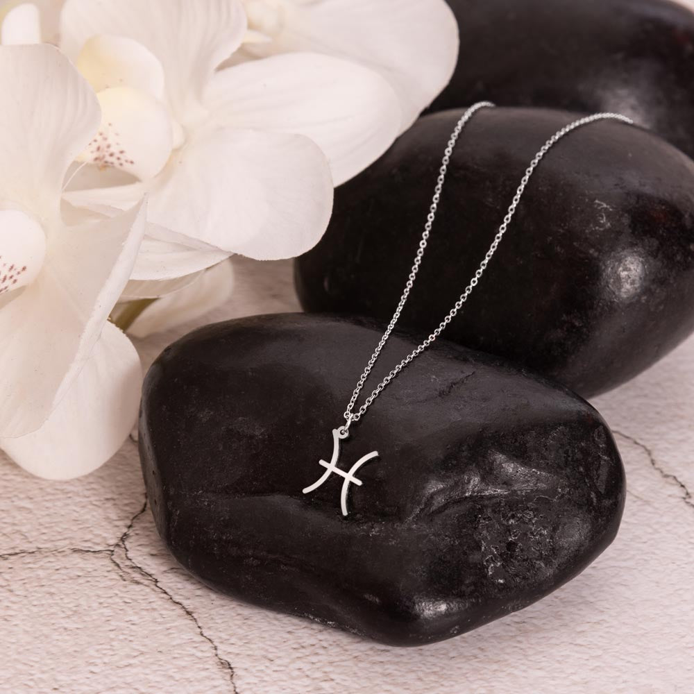 Pisces- Zodiac Symbol Necklace