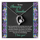A Gift Beyond Measure: Forever Love Necklace for Grandma's Infinite Love, gift for grandma,birthday gift, gift for her
