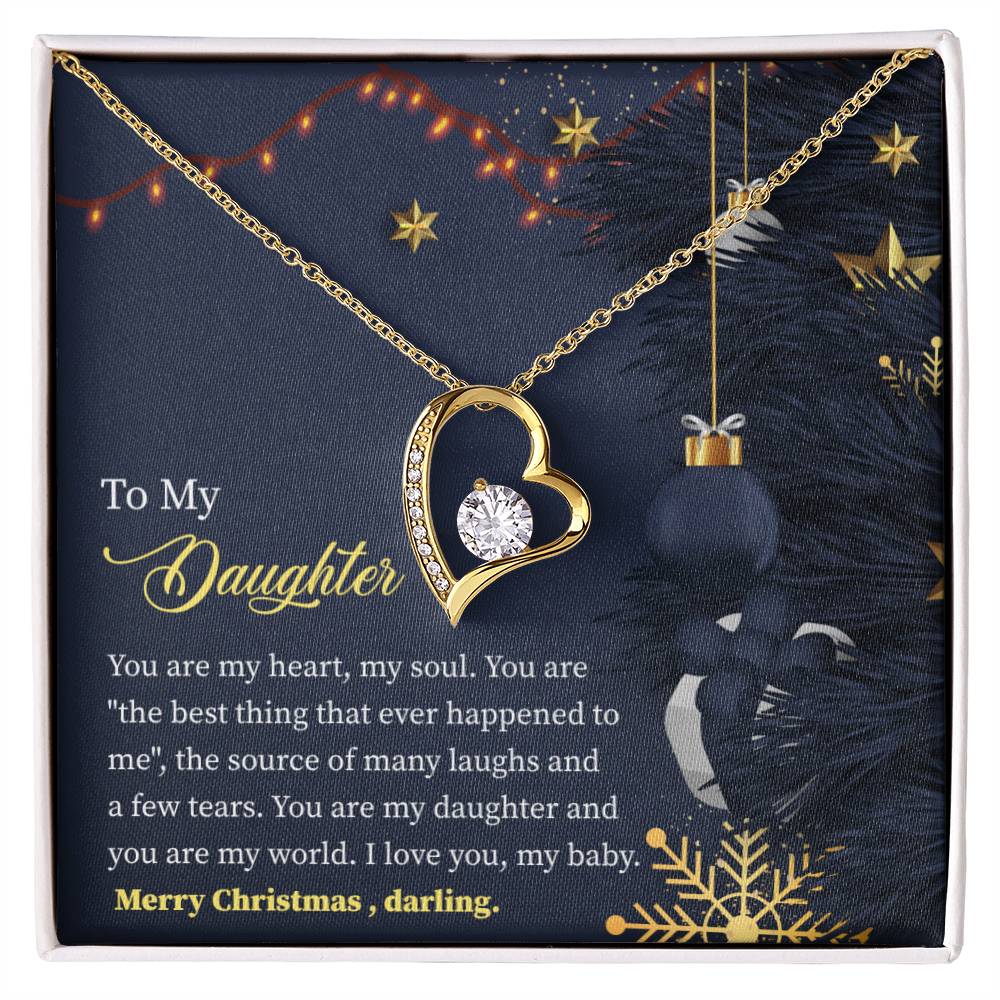 You Are My Heart - The Best Necklace Gift For Daughter- Christmas Gift for Daughter.
