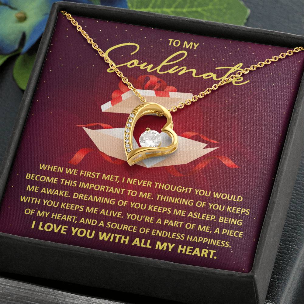 Thinking Of You- Forever Love Necklace- Gift For Wife, Gift For Soulmate