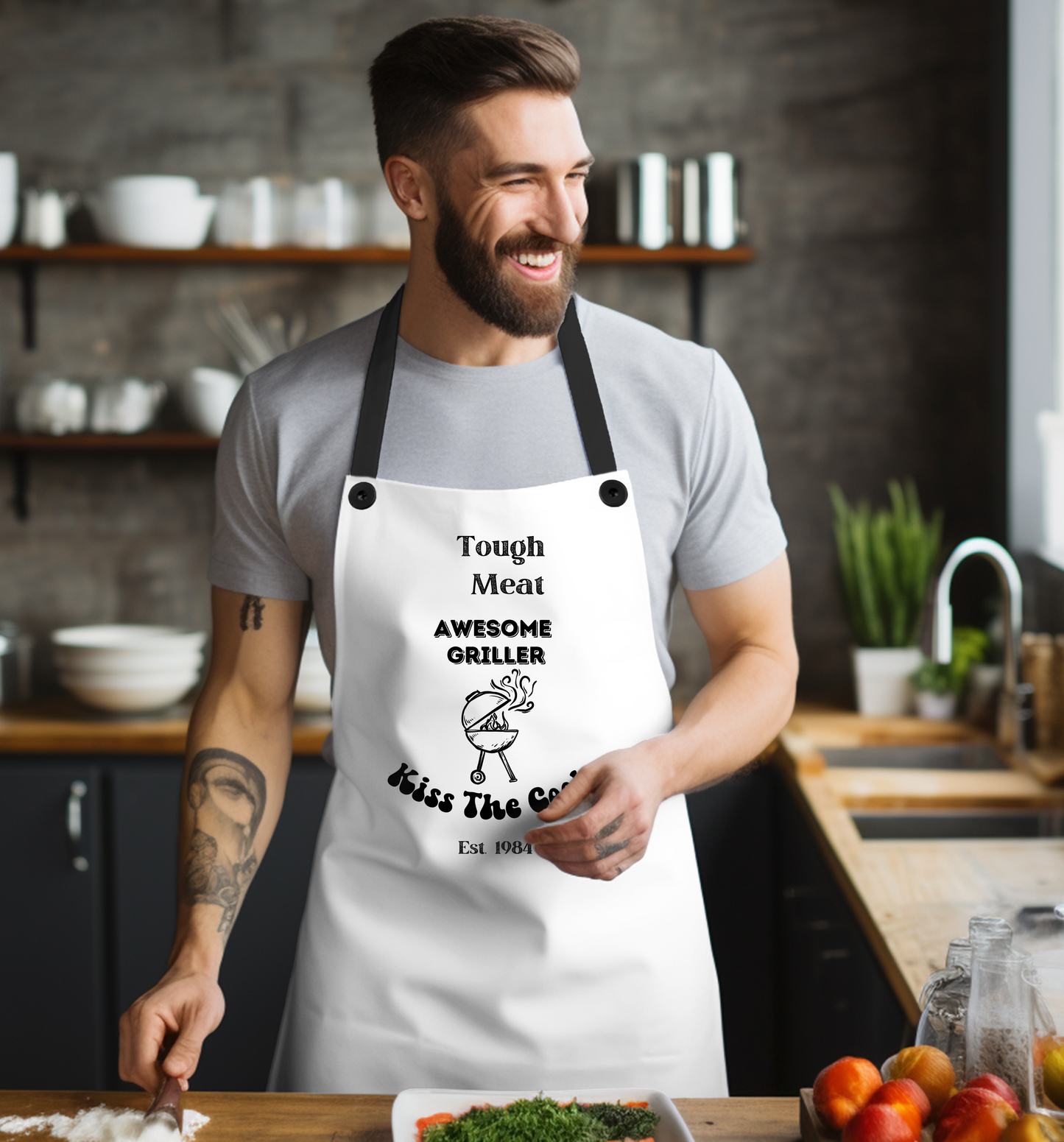 Apron for Men, Novelty Funny Apron, 40 th Birthday Gift, Gift For him, Gift For Dad, Father's Day Gift