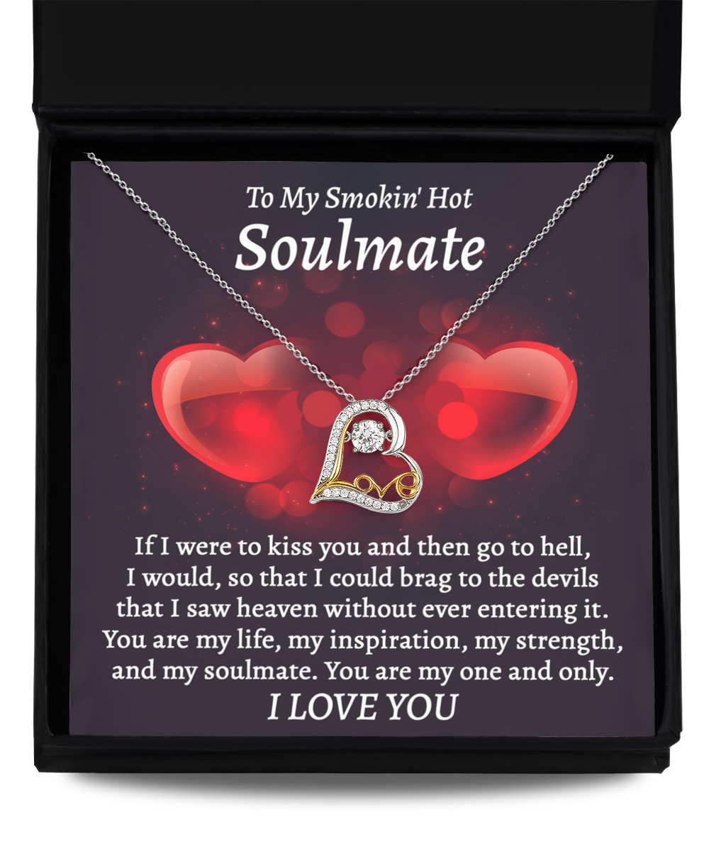 You Are My One And Only- Love Dancing Necklace- Gift For Soulmate