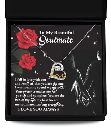 I Love You Always- Love Necklace -Gift For Soulmate