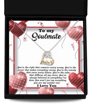 You Are My Number One- Love Necklace- Gift for Soulmate