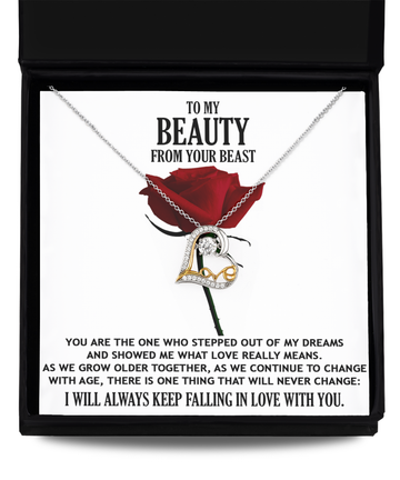 I  Will Always ... Love Dancing Necklace, Gift For Wife, Valentine's Gift